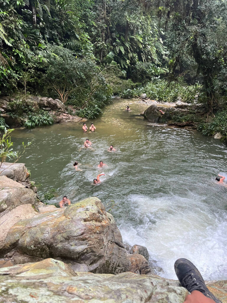 Ciudad Perdida en 3 días 7 Ciudad Perdida 3 días - Piscinas naturales durante la aventura